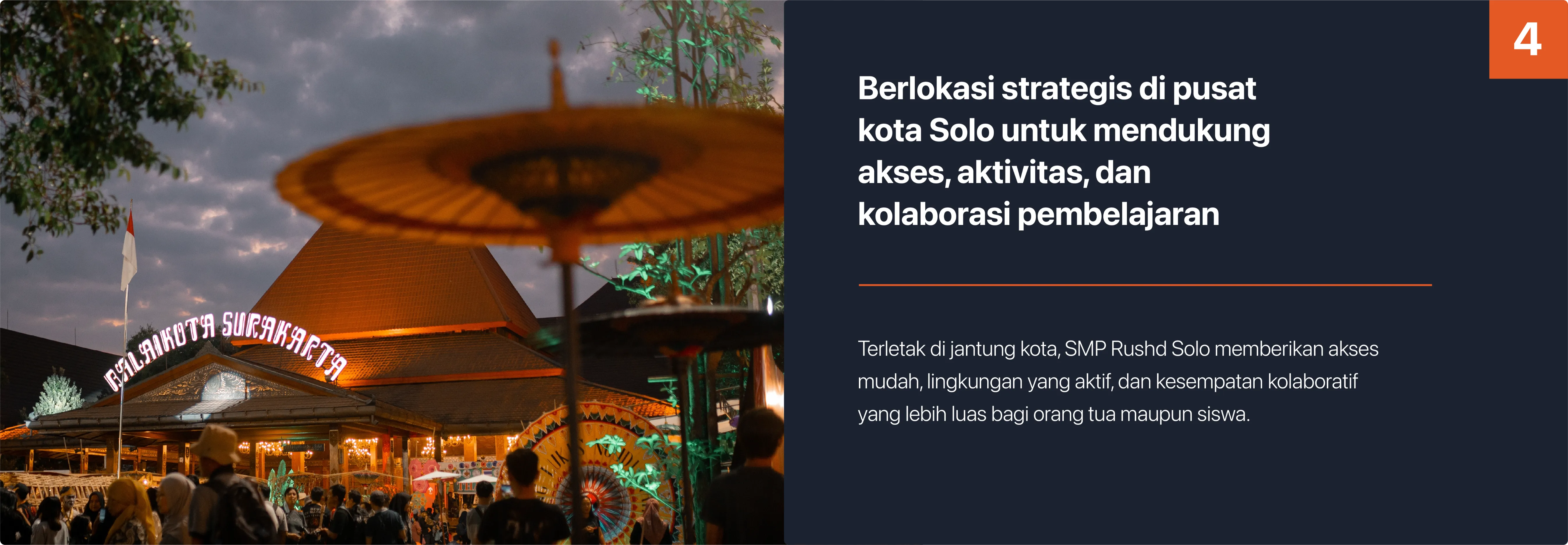 SMP Rushd Solo - Persiapan menyeluruh menuju pendidikan global dengan tetap menjaga nilai-nilai lokal yang kuat